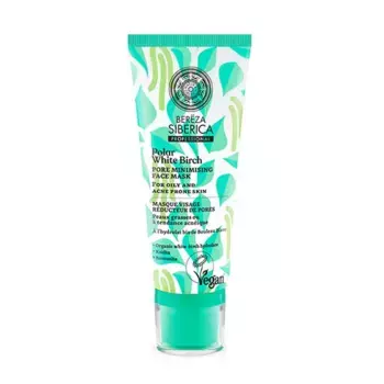 Маска для лица, сужающая поры Polar White Birch Face Mask Natura Siberica, 100 ml