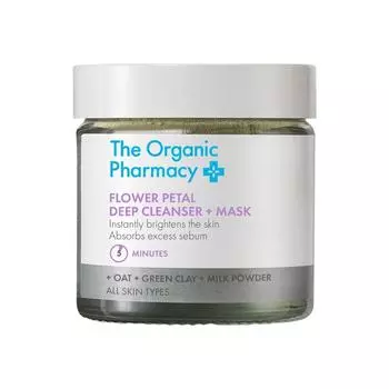 Маска для лица The Organic Pharmacy Flower Petal Deep Cleanser & Mask, 40 g