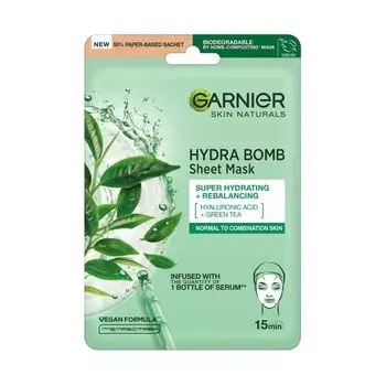 Маска для лица «Увлажнение + свежесть» Garnier, 28 гр