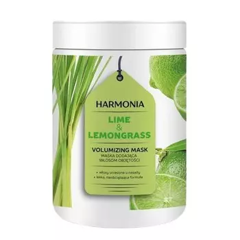 Маска для объема волос HARMONIA LIME & LEMONGRASS - 1000г Wydawnictwo Harmonia