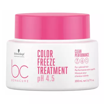 Маска для окрашенных волос clean performance ph4 5 color freeze treatment Schwarzkopf Professional, 200 мл
