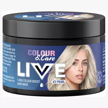 Маска для окрашивания волос «Ледяной жемчуг», 150 мл Live Colour&Care, цвет icy pearl