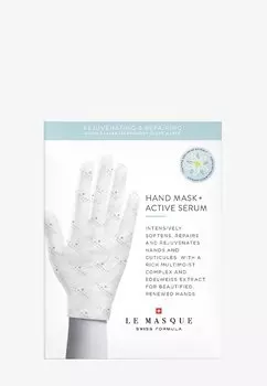 Маска для рук REJUVENATING & REPAIRING HAND MASK Le Masque Switzerland, цвет light blue