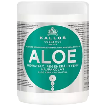 Маска для сухих и поврежденных волос с экстрактом алоэ Kallos Aloe, 1000 мл