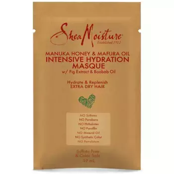 Маска для ухода за кожей Shea Moisture Manuka с медом и маслом мафуры, 59 мл Sheamoisture