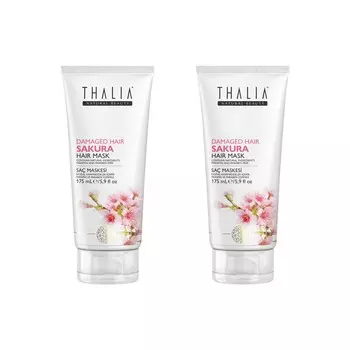 Маска для ухода за волосами Thalia Sakura, 2 тюбика по 175 мл