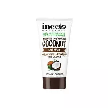 Маска для волос, 150 мл, натуральный кокос Inecto