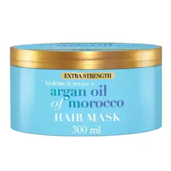 Маска для волос argan oil of morocco mascarilla capilar extra fuerza Ogx, объем 300 мл