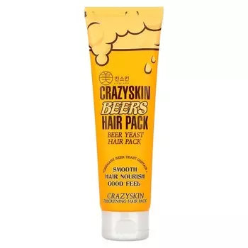 Маска для волос Crazy Skin с пивными дрожжами, 200 мл
