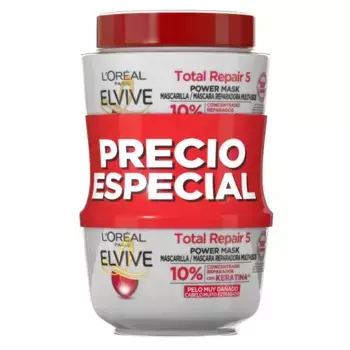 Маска для волос elvive total repair 5 mascarilla reparadora para pelo daado L'Oral Pars, объем 2 x 310 мл