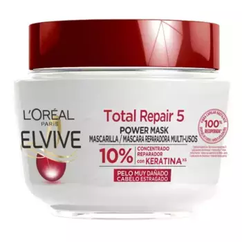 Маска для волос elvive total repair 5 mascarilla reparadora para pelo daado L'Oral Pars, объем 300 мл