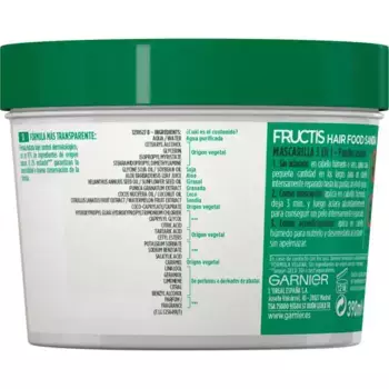 Маска для волос fructis hair food mascarilla sanda Garnier, объем 390 мл