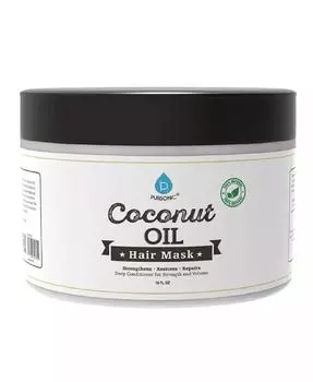 Маска для волос из 100% натурального кокосового масла, 10 унций Pursonic, цвет White