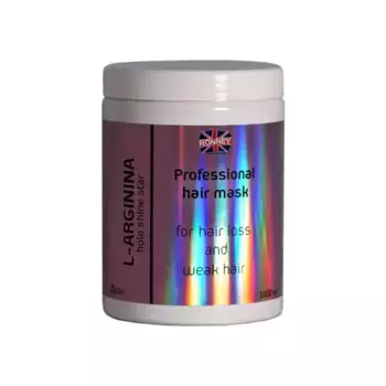 Маска для волос mascarilla holo shine arginina anticada Ronney, объем 1000 мл