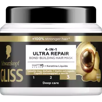 Маска для волос mascarilla ultimate repair 4 en 1 Gliss, объем 400 мл