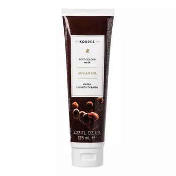 Маска для волос после окрашивания с аргановым маслом Korres, 125 мл