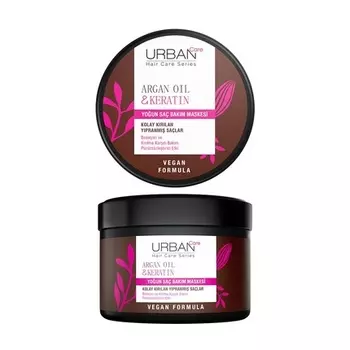 Маска для волос с аргановым маслом и кератином 230 мл Urban Care