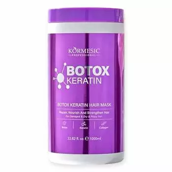 Маска для волос с кератином и коллагеном Kormesic Keratin 1000 мл Inna marka