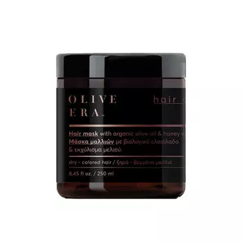 Маска для волос с органическим оливковым маслом и экстрактом меда Olive Era, 250 мл