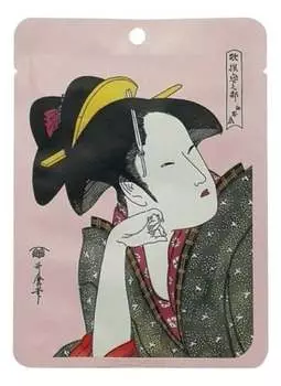 МАСКА ДЛЯ ЛИЦА Mitomo С ЦВЕТКОМ КАМЕЛЛЫ И ЧАЕМ МАТЧА 25г