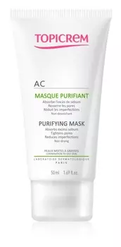Маска глубокого очищения для жирной и комбинированной кожи Topicrem AC Purifying Mask