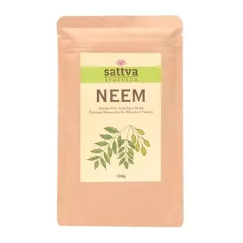 Маска из трав Ним для волос и лица 100 г Sattva