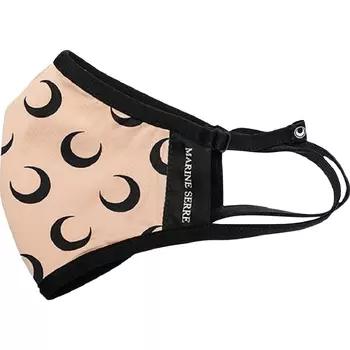 Маска Marine Serre, черный/бежевый