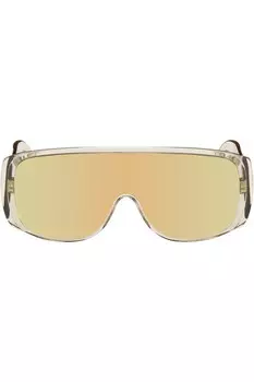 Маска очки Mm6 Maison Margiela, цвет ivory