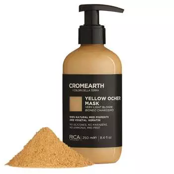 Маска от пигментации для очень светлых блондинок 250мл Rica Cromearth Yellow Ochre