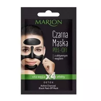 Маска-пленка Marion Detox с активированным углем 6G, New1