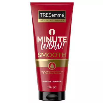 Маска с кератином 1 Minuto Wow Smooth Mascarilla Capilar Tresemme, 170 мл