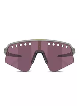 Маска солнцезащитные очки Oakley, серый