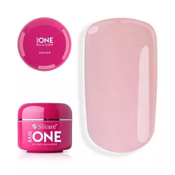 Маскирующий УФ-гель для ногтей, 50 г Base One Cover, Silcare
