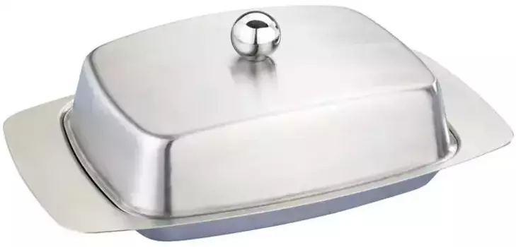 Масленка Maximex, (1 шт.), 250 г Maximex 17,5х7х10,5 см, цвет silberfarben