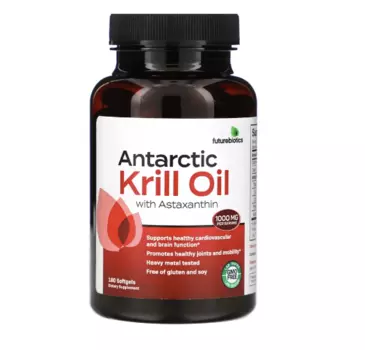 Масло антарктического криля с астаксантином 500 мг 180 таблеток FutureBiotics