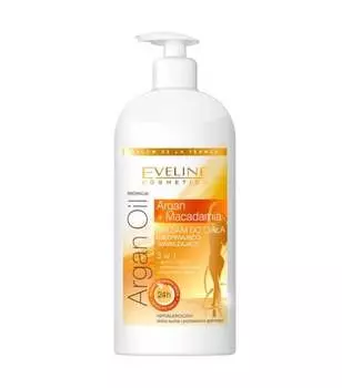 Масло арганы, укрепляющий и увлажняющий бальзам для тела 3в1, 350 мл Eveline Cosmetics