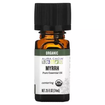 Масло Aura Cacia Pure Organic Myrrh, 7,4 мл