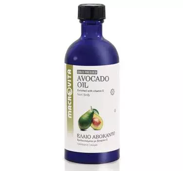 МАСЛО АВОКАДО на натуральных маслах холодного отжима с витамином Е 100мл MACROVITA