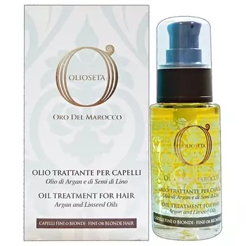 Масло Barex Italiana OlioSeta для тонких светлых волос Аргановое и льняное масло 1,01 унции. от Barex