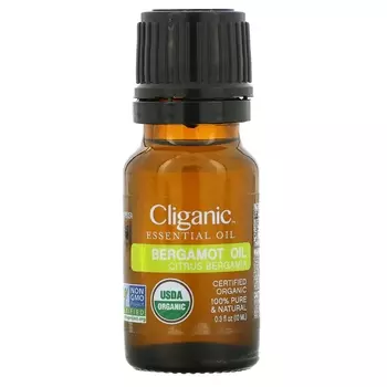 Масло бергамота Cliganic 100% чистое эфирное, 10 мл
