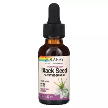Масло черного тмина холодного отжима Solaray, 30 мл