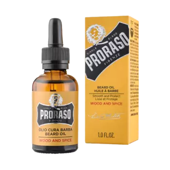 Масло для бороды, 30 мл Proraso Wood&Spice