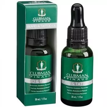 Масло для бороды и тату, 30 мл ClubMan Pinaud