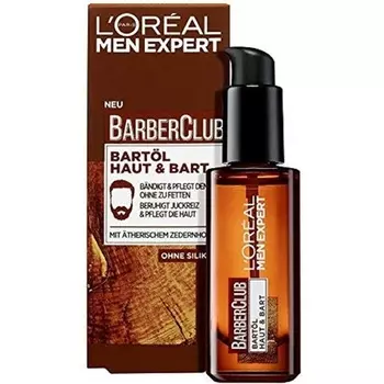 Масло для бороды Men Expert Barber Club Cedarwood для ежедневного ухода за бородой, 30 мл, L'Oreal