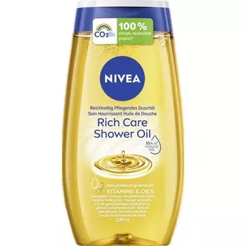 Масло для душа Rich Care NIVEA, 200 ml