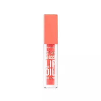 Масло для губ Oh My Gloss Lip Oil Rimmel London, цвет lip oil peachy coral