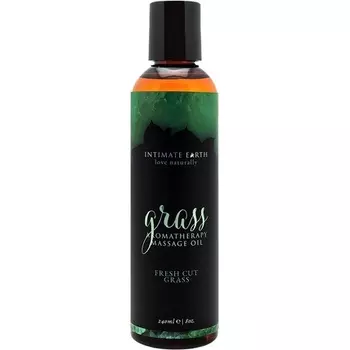 Масло для интимного массажа «Свежескошенная трава» 240мл, Intimate Organics
