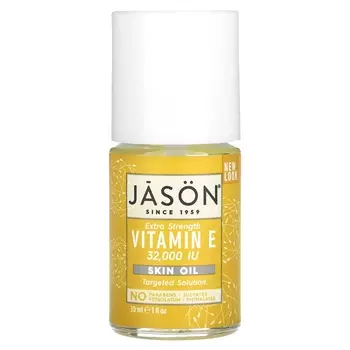 Масло для кожи Jason Natural Extra Strength с витамином Е 32 000 МЕ, 30 мл