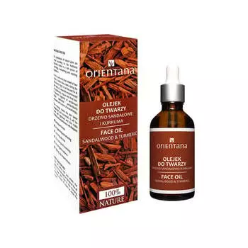 Масло для лица Orientana, сандал и куркума, 55 мл