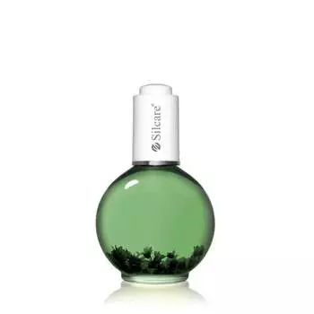 Масло для ногтей и кутикулы с цветами, Kiwi Deep Green, 75 мл Silcare
